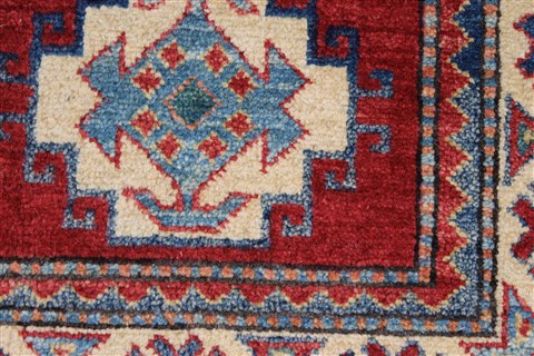 Kazak Red Hand Knotted 311 X 58 Area Rug 250-27336 Image 11