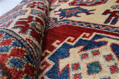 Kazak Red Hand Knotted 311 X 58 Area Rug 250-27336 Image 1