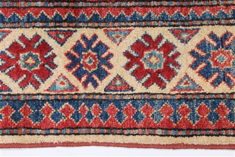 Kazak Red Hand Knotted 311 X 58 Area Rug 250-27336 Image 5