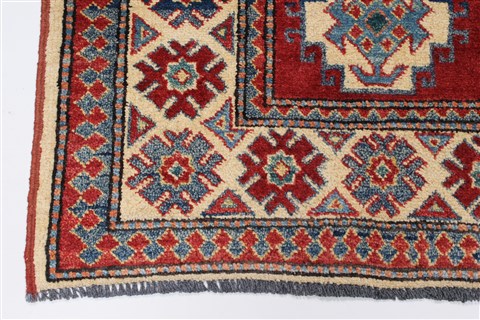 Kazak Red Hand Knotted 311 X 58 Area Rug 250-27336 Image 7
