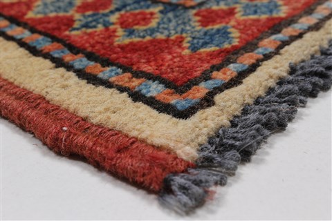 Kazak Red Hand Knotted 311 X 58 Area Rug 250-27336 Image 8