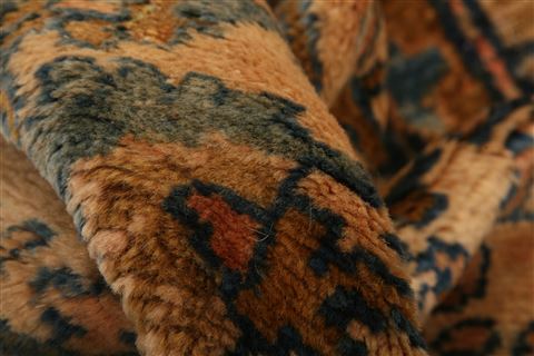Lilihan Orange Hand Knotted 36 X 49 Area Rug 100-27338 Image 1