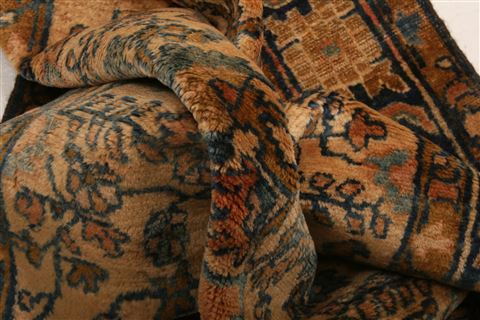 Lilihan Orange Hand Knotted 36 X 49 Area Rug 100-27338 Image 2
