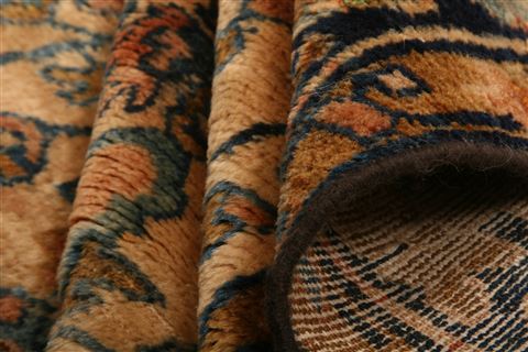 Lilihan Orange Hand Knotted 36 X 49 Area Rug 100-27338 Image 3