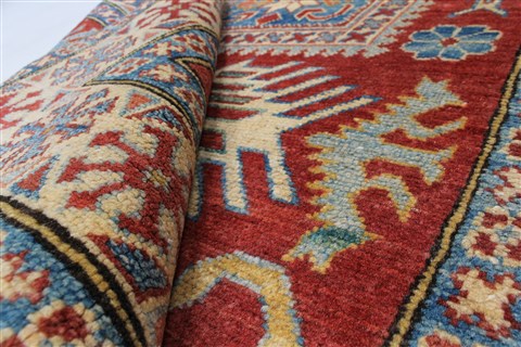 Kazak Red Hand Knotted 36 X 55 Area Rug 250-27339 Image 1