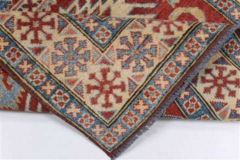 Kazak Red Hand Knotted 36 X 55 Area Rug 250-27339 Image 2