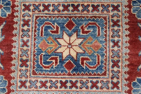 Kazak Red Hand Knotted 36 X 55 Area Rug 250-27339 Image 6