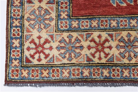 Kazak Red Hand Knotted 36 X 55 Area Rug 250-27339 Image 7