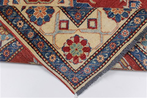 Kazak Blue Hand Knotted 38 X 57 Area Rug 250-27340 Image 2