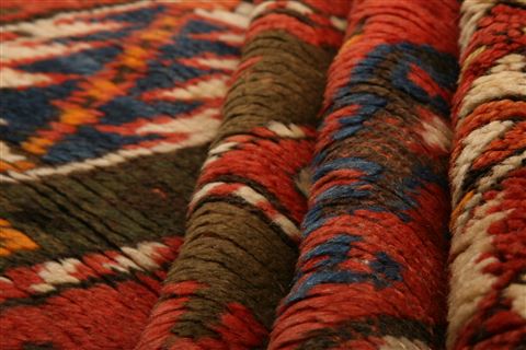 Kazak Red Runner Hand Knotted 48 X 97 Area Rug 100-27341 Image 3