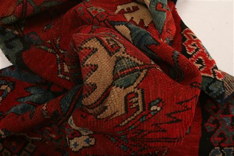 Karabakh Red Runner Hand Knotted 48 X 97 Area Rug 253-27342 Image 2