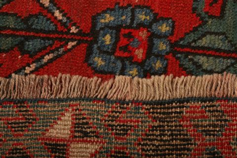Karabakh Red Runner Hand Knotted 48 X 97 Area Rug 253-27342 Image 6