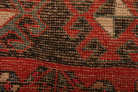 Karabakh Red Runner Hand Knotted 48 X 97 Area Rug 253-27342 Image 7