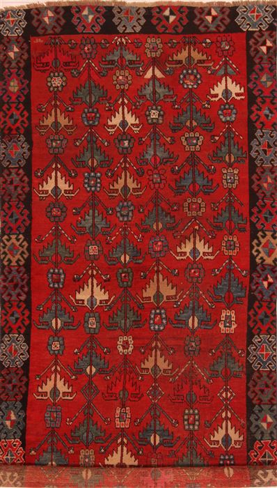 Karabakh Red Runner Hand Knotted 48 X 97 Area Rug 253-27342 Image 0
