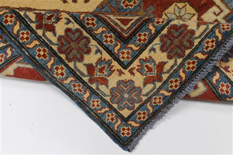 Kazak Red Hand Knotted 311 X 67 Area Rug 250-27343 Image 2