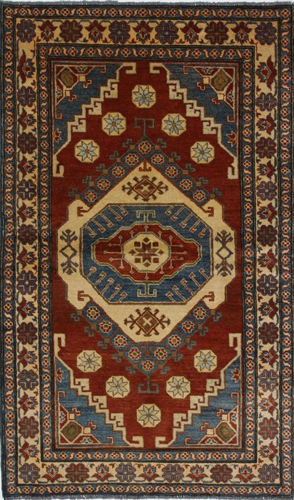 Kazak Red Hand Knotted 311 X 67 Area Rug 250-27343 Image 0