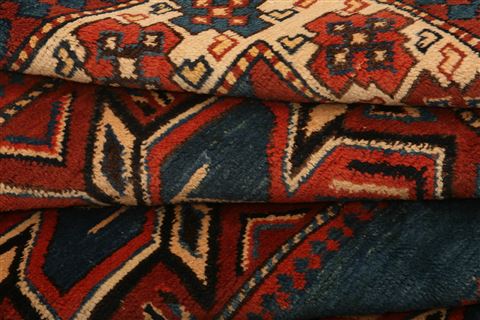 Kazak Blue Hand Knotted 411 X 510 Area Rug 253-27346 Image 5