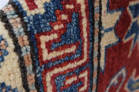 Kazak Blue Hand Knotted 40 X 50 Area Rug 250-27347 Image 11