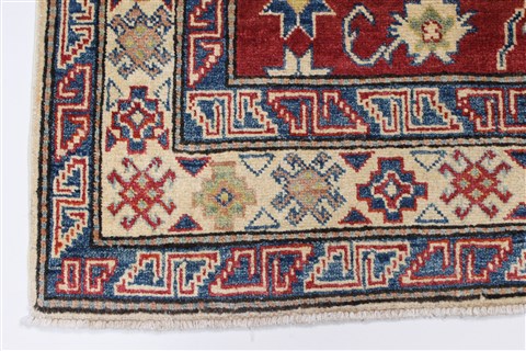 Kazak Blue Hand Knotted 40 X 50 Area Rug 250-27347 Image 7