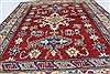 Kazak Blue Hand Knotted 40 X 50  Area Rug 250-27347 Thumb 4