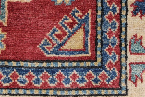 Kazak Red Hand Knotted 40 X 50 Area Rug 250-27349 Image 10