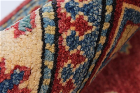Kazak Red Hand Knotted 40 X 50 Area Rug 250-27349 Image 11