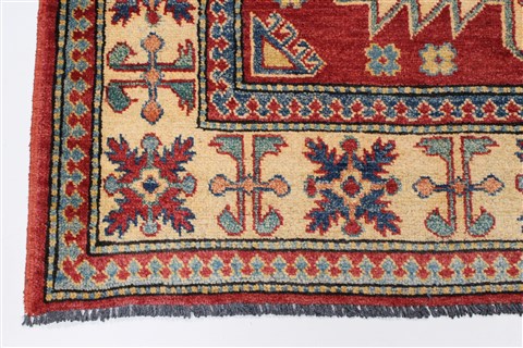 Kazak Red Hand Knotted 40 X 50 Area Rug 250-27349 Image 7