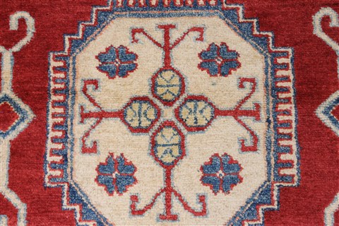 Kazak Red Hand Knotted 40 X 57 Area Rug 250-27351 Image 5