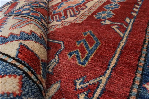 Kazak Red Hand Knotted 40 X 511 Area Rug 250-27352 Image 2