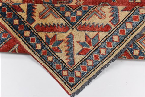 Kazak Red Hand Knotted 40 X 511 Area Rug 250-27352 Image 3