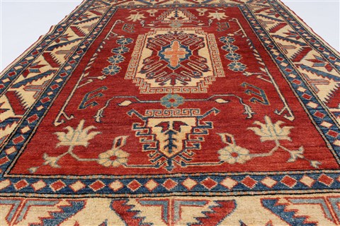 Kazak Red Hand Knotted 40 X 511 Area Rug 250-27352 Image 5
