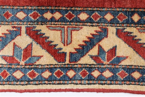 Kazak Red Hand Knotted 40 X 511 Area Rug 250-27352 Image 6