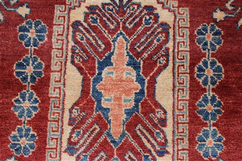 Kazak Red Hand Knotted 40 X 511 Area Rug 250-27352 Image 7