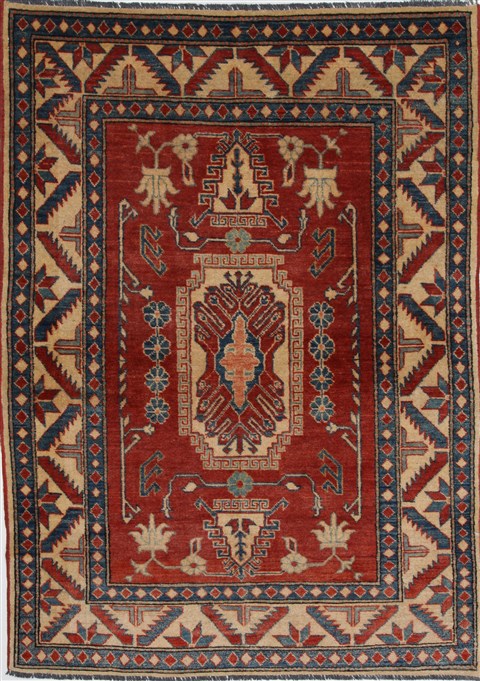 Kazak Red Hand Knotted 40 X 511 Area Rug 250-27352 Image 0
