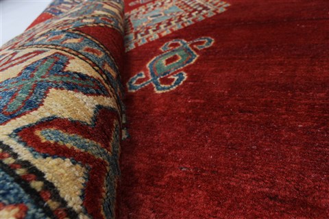 Kazak Red Hand Knotted 37 X 59 Area Rug 250-27353 Image 12