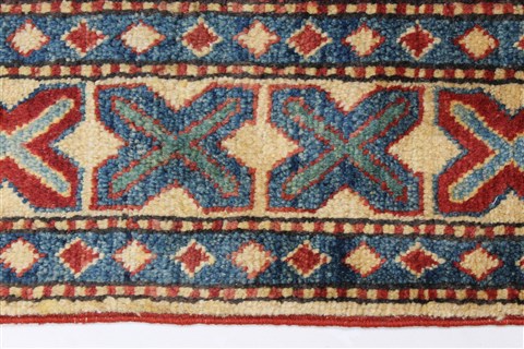 Kazak Red Hand Knotted 37 X 59 Area Rug 250-27353 Image 4