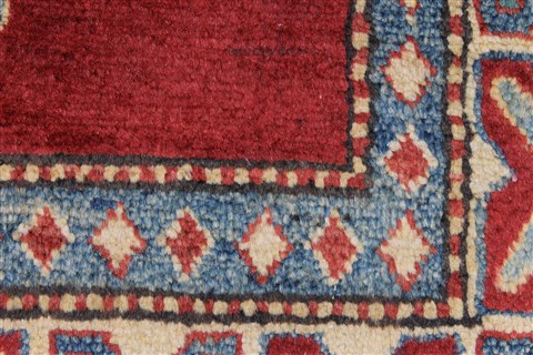 Kazak Red Hand Knotted 37 X 59 Area Rug 250-27353 Image 9
