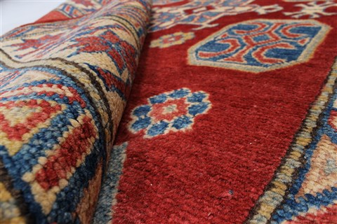 Kazak Red Hand Knotted 37 X 58 Area Rug 250-27354 Image 11
