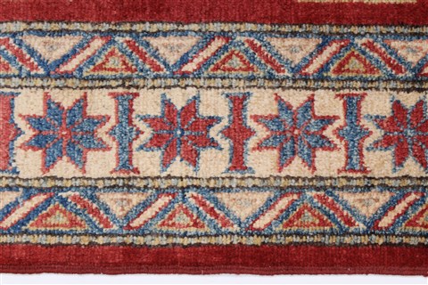 Kazak Red Hand Knotted 37 X 58 Area Rug 250-27354 Image 3