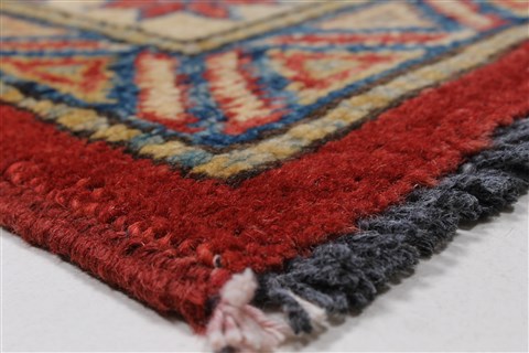 Kazak Red Hand Knotted 37 X 58 Area Rug 250-27354 Image 6