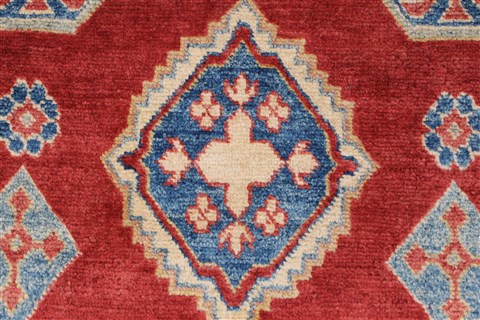 Kazak Red Hand Knotted 37 X 58 Area Rug 250-27354 Image 7