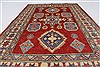 Kazak Red Hand Knotted 37 X 58 Area Rug 250-27354 Thumb 2