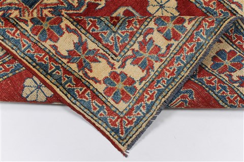 Kazak Red Hand Knotted 37 X 59 Area Rug 250-27355 Image 3