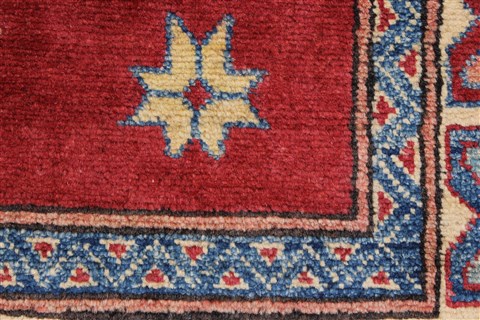 Kazak Red Hand Knotted 45 X 62 Area Rug 250-27356 Image 8