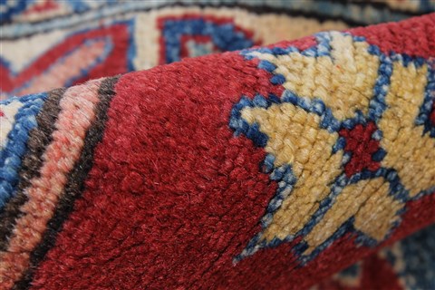 Kazak Red Hand Knotted 45 X 62 Area Rug 250-27356 Image 9
