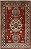 Kazak Red Hand Knotted 38 X 59  Area Rug 250-27357 Thumb 0