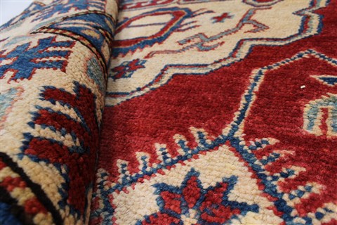 Kazak Red Hand Knotted 310 X 63 Area Rug 250-27358 Image 12