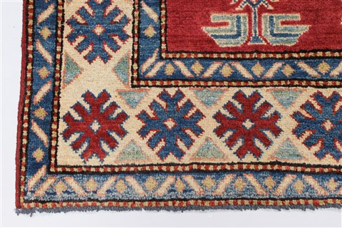 Kazak Red Hand Knotted 310 X 63 Area Rug 250-27358 Image 6
