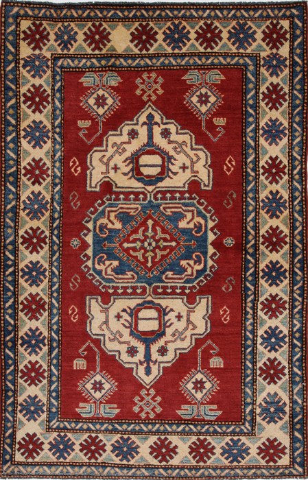 Kazak Red Hand Knotted 310 X 63 Area Rug 250-27358 Image 0