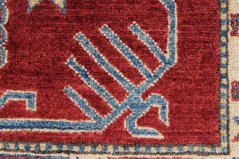 Kazak Blue Hand Knotted 310 X 59 Area Rug 250-27359 Image 10